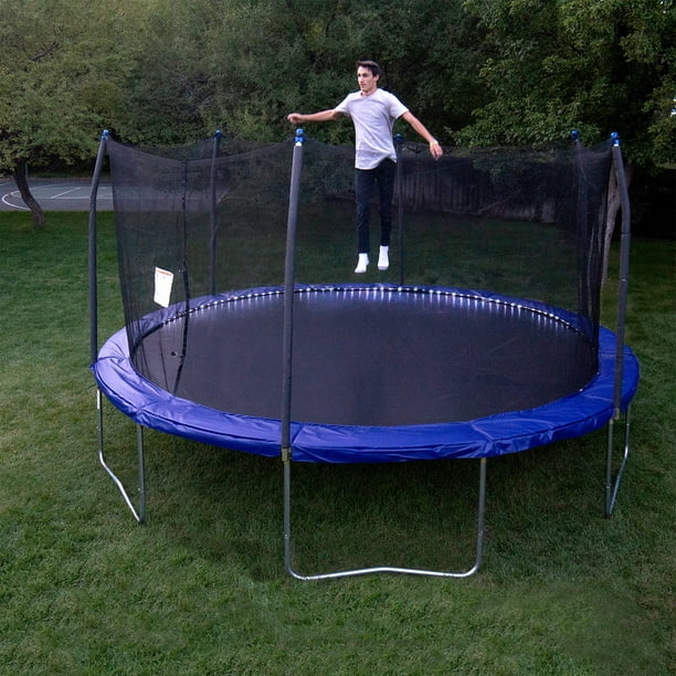 Skywalker Trampolines 15' Round Trampoline with Lighted Spring Pad