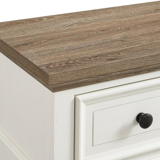 Eastwood - Youth 7-Drawer Dresser - Brown and White