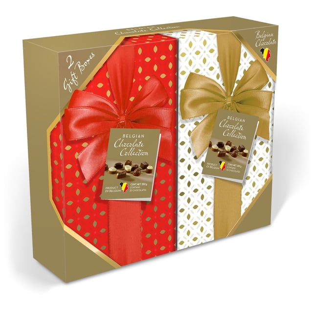 Gift Wrapped Belgian Chocolates, 2pk.