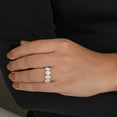 thumbnail image 5 of 1.00 CT. T.W. Round Cut 5 Stone Halo Diamond Ring in 14K Gold, 5 of 5
