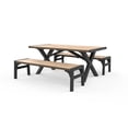 thumbnail image 2 of Keter Porto Resin Outdoor Picnic Table Furniture Set, 3pc, 2 of 16