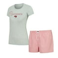 thumbnail image 2 of Tampa Bay Buccaneers Women's 2-Piece Pajama Short Set, 2 of 7