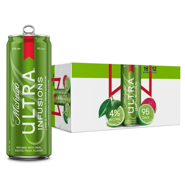 Michelob ULTRA Lime Cactus American Lager Beer, 12 fl. oz. can, 18 pk.