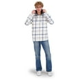 thumbnail image 8 of Aeropostale Men's Flannel Button-Down Hoodie, 8 of 11