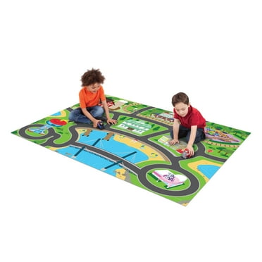 Megamat Jumbo Floor Playmat with 2 Character Vehicles