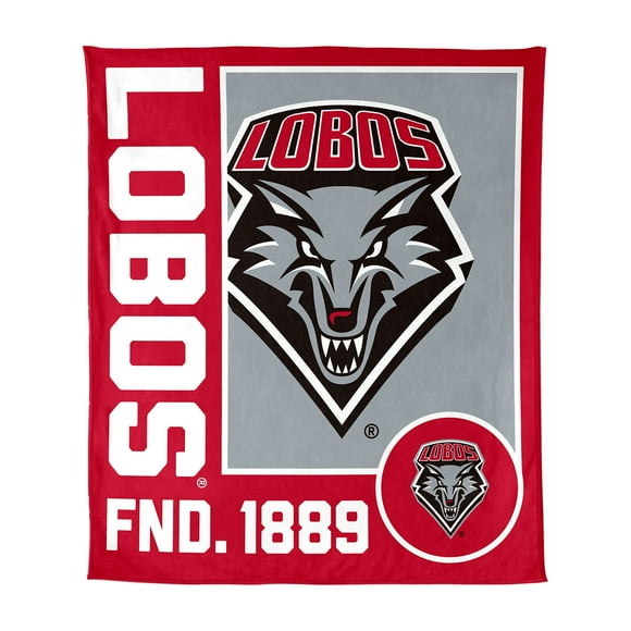 Logo Brands New Mexico Lobos 60"x70" Super Plush Blanket