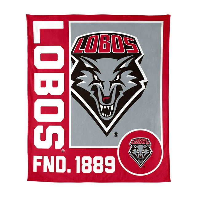 Logo Brands New Mexico Lobos 60"x70" Super Plush Blanket