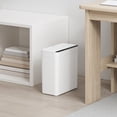 thumbnail image 10 of EKO Fluted Resin Slim Motion Sensor Trash Can 2.6 Gallon, 10 of 11