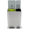 thumbnail image 1 of Simpli-Magic 16 Gallon Dual Trash Can, 1 of 5