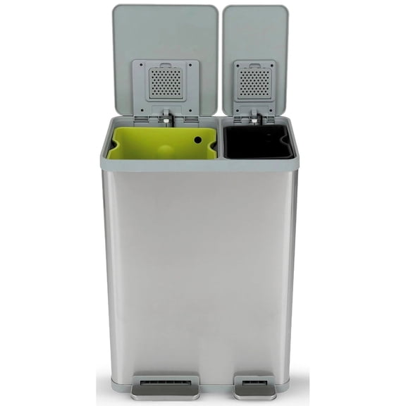 Simpli-Magic 16 Gallon Dual Trash Can