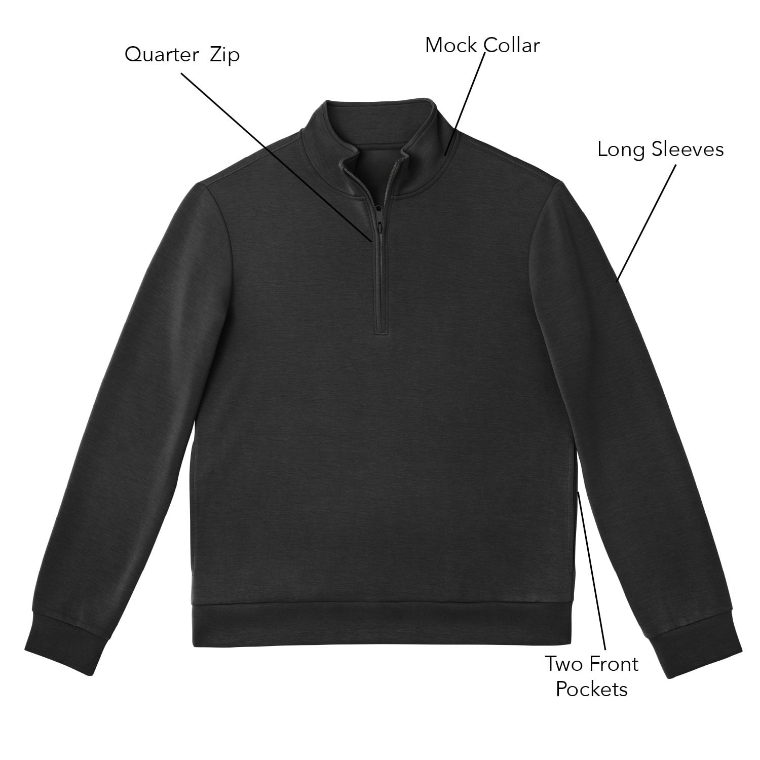 Member's Mark Men's Sandwash Quarter-Zip Pullover - Samsclub.com