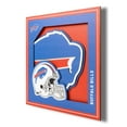 thumbnail image 1 of YouTheFan NFL 12” x 12” 3D Logo Wall Art, 1 of 5