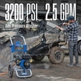thumbnail image 3 of 3200 PSI Westinghouse 2.5 GPM Gasoline-Powered Pressure Washer + Soap Nozzle / Container, 3 of 13
