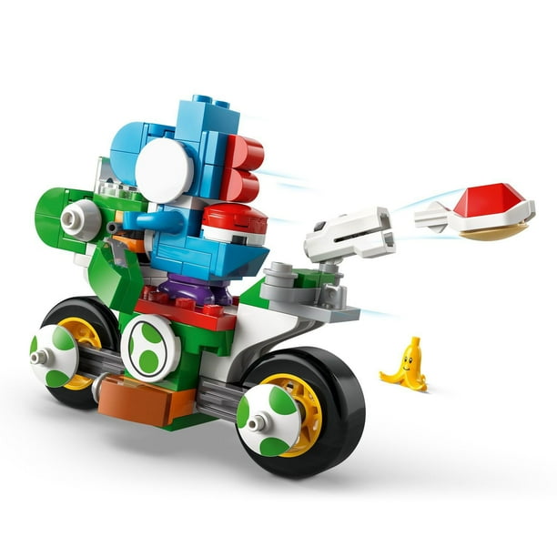 LEGO Super Mario: Mario Kart Yoshi Bike Building Toy, 133 pcs