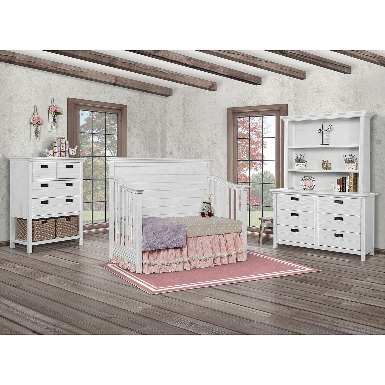 Evolur Waverly 5-in-1 Convertible Crib
