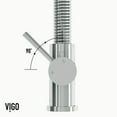 thumbnail image 10 of VIGO Pull-Out Spray Kitchen Faucet, Chrome Finish, 10 of 16