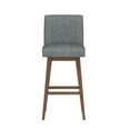 thumbnail image 3 of HH2 Home Parson Wood Adjustable Height Swivel Bar Stool, 3 of 19