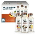 thumbnail image 1 of Bai Cocofusions Variety Pack, Antioxidant Infused Beverage 18 fl. oz., 15 pk., 1 of 9