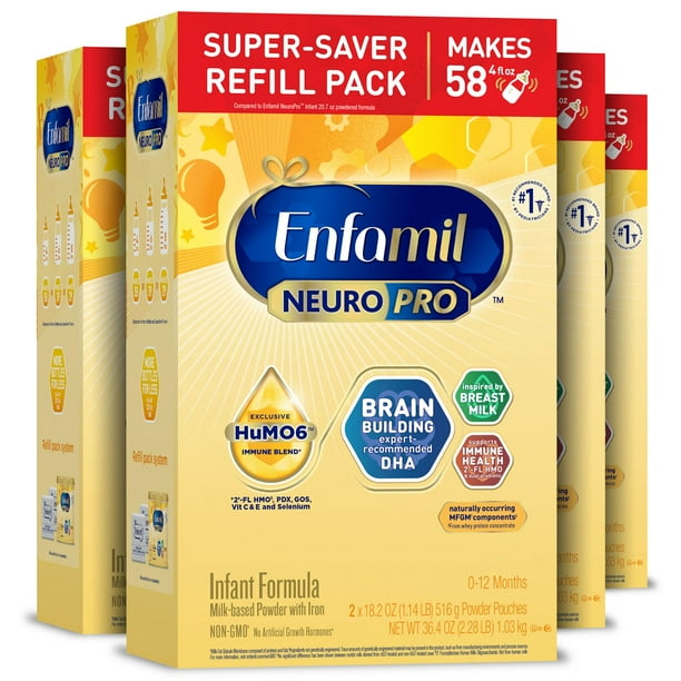 Enfamil NeuroPro Infant Formula, Milk-Based Powder with Iron