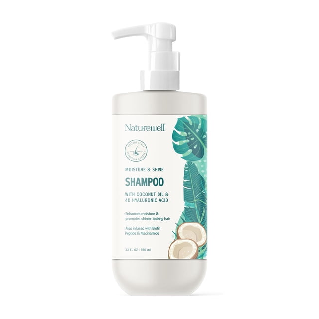 NatureWell Coconut Moisture & Shine Shampoo, 33 fl. oz.