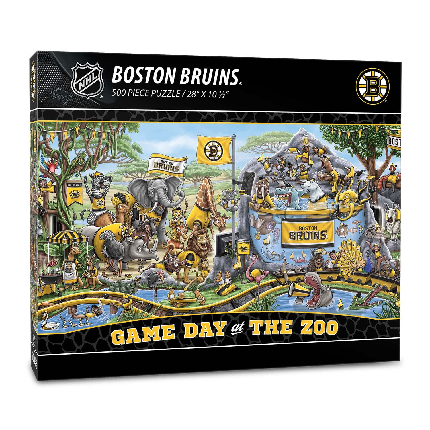 YouTheFan NHL Game Day At The Zoo 500pc Puzzle, Assorted Teams