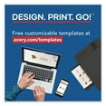 thumbnail image 5 of Avery Printable Microperforated Business Cards, Laser, 2 x 3.5, White, Uncoated, 2500/Box, 5 of 8