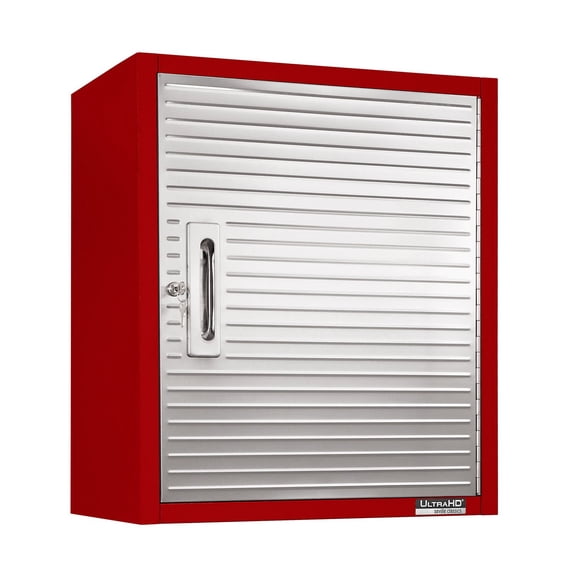 Seville Classics UltraHD Wall Storage Cabinet, 24" W x 12" D x 28" H