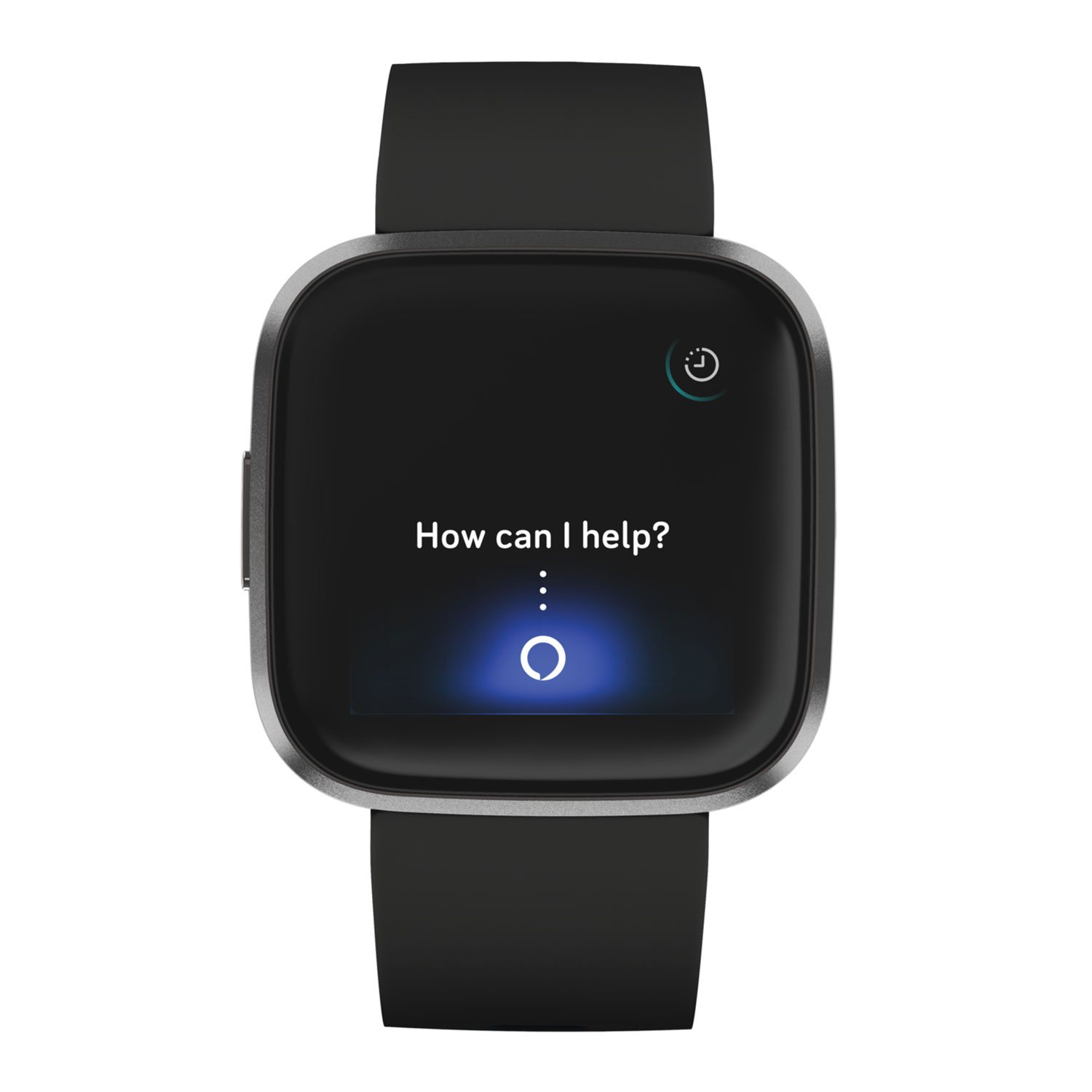 Fitbit Versa 2 Smartwatch Carbon (Black) with Bonus Bands (Olive 