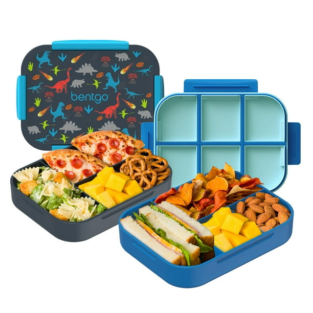Bentgo Kids 2-Pack Snap & Go Leak-Proof Lunch Box