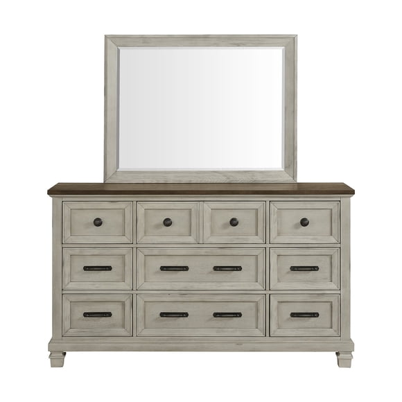 Society Den Bloomfield Dresser and Mirror Set