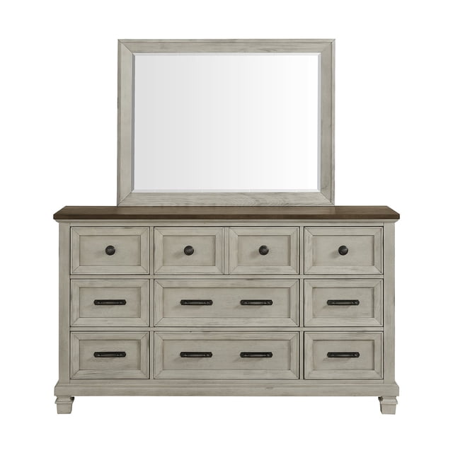 Society Den Bloomfield Dresser and Mirror Set