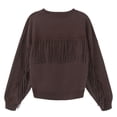 thumbnail image 12 of Edited by Maren Morris Women's Fringe Sweatshirt, 12 of 14
