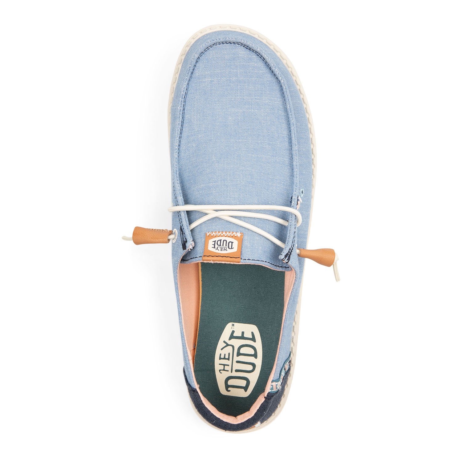 Hey Dude -Wally Stretch Comfort Shoe Loafer Blue - Mens size US 8 Medium Hey Dude Women main image 2