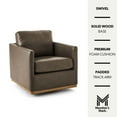 thumbnail image 2 of Member's Mark Modern Classic Leather Swivel Chair, Assorted Colors, 2 of 9
