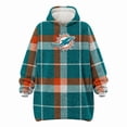 thumbnail image 1 of Pegasus Sports Miami Dolphins Wearable Sherpa Throw, 1 of 8
