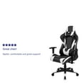 thumbnail image 4 of X20 Ergonomic, Adjustable Swivel Computer/Gaming Chair with Fully Reclining Back, Black LeatherSoft, 4 of 14