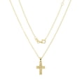 thumbnail image 1 of Double Sided Cross Chain in 14K Gold, 1 of 3