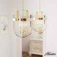 thumbnail image 1 of Hunter Karloff with Clear Glass Pendant Ceiling Light Fixture, 1 of 7