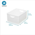 thumbnail image 10 of iDesign 9-Piece Recycled White Stacking Kitchen and Pantry Storage Set, 10 of 10