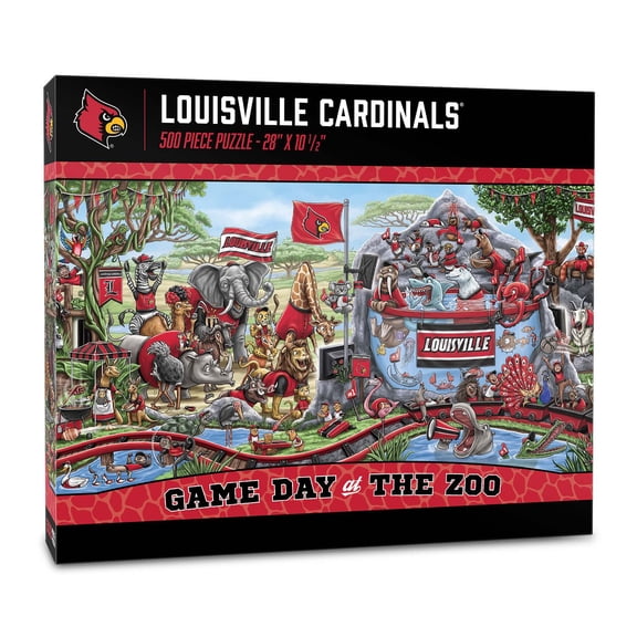 YouTheFan NCAA Game Day At The Zoo 500pc Puzzle, Assorted Teams