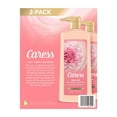 thumbnail image 2 of Caress Daily Silk Hydrating Body Wash, White Peach & Orange Blossom, 25.4 fl. oz., 2 pk., 2 of 7