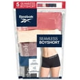 thumbnail image 2 of Reebok Women's 5-Pack Seamless Boyshort, 2 of 4