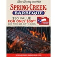thumbnail image 1 of Spring Creek BBQ $50 Value Gift Cards - 2 x $25, 1 of 2