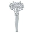thumbnail image 3 of 1.00 CT. T.W. Diamond Double Halo Ring in 14K Gold, 3 of 7