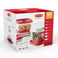 thumbnail image 9 of Rubbermaid 50-Piece EasyFind Lids Vented Food Storage Set, 9 of 14