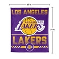 thumbnail image 7 of Logo Brands Los Angeles Lakers 60"x70" Super Plush Blanket, 7 of 7
