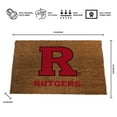 thumbnail image 3 of Logo Brands Rutgers Scarlet Knights Doormat, 3 of 5