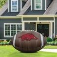 thumbnail image 2 of Logo Brands Arkansas Razorbacks Pre-Lit 10'x6' Inflatable Football, 2 of 6