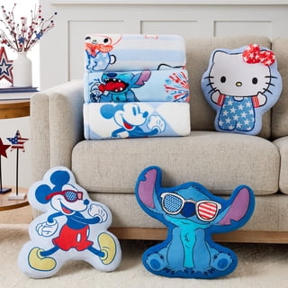 Americana 2-Piece Licensed Character Pillow and Silk Touch Throw Set, 60"x70"