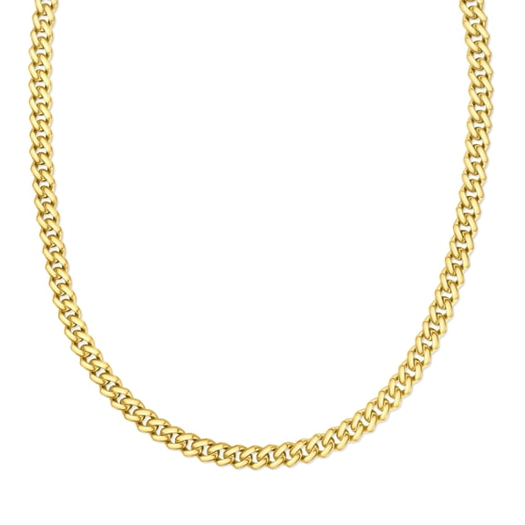 Miami Cuban Chain Necklace in 14K Gold